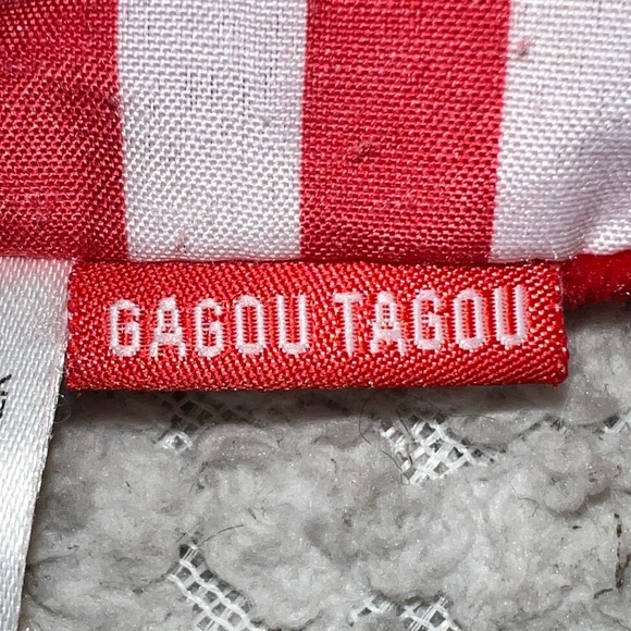 GAGOU Tagou Santa Claus Baby Security Blanket Lovey with Rattle! 10”x10” RARE! - Picture 4 of 12